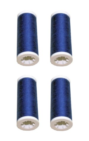 Nähmaschinen Nähgarn 400m 4 x 100m Polyester 40/2 blau marine (1026)