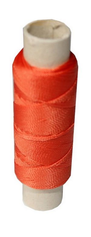 Sattlergarn Zwirn 14x2x3 Polyester 50 m orange Ø 0,3mm (0003)