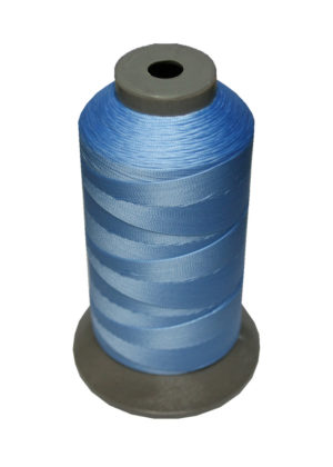 Sattlergarn Zwirn 14x2x3 Polyester 1000m hellblau Ø 0,3mm (5029)