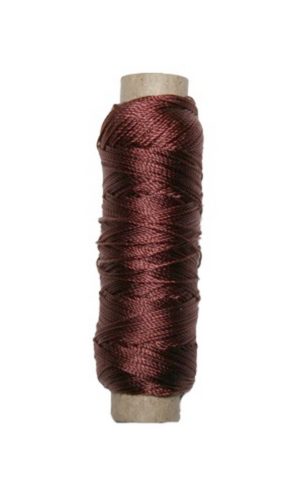 Sattlergarn Zwirn 14x2x3 Polyester 50 m braun Ø 0,3mm (5041)
