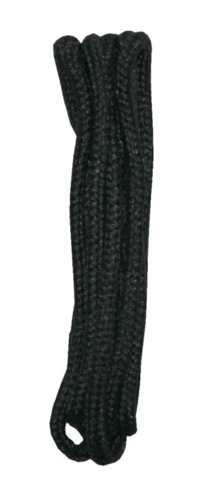 Schuhband Schnürsenkel 1 Paar Polyester 80cm rund schwarz (10009)