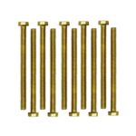 Zylinderschrauben Messing Gewindeschrauben DIN84 M4x6mm 10 Stück (0229)