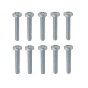 Linsenschrauben Gewindeschrauben verz. DIN7985 M6x25mm 10 Stück (0309)