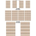 Holzdübel/Riffeldübel-Paket 6 mm / 8 mm / 10 mm 500 Stück (0034)