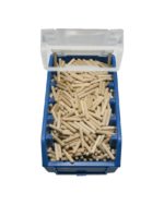 Holzdübel Riffeldübel 5x30mm 350g in einer Stabelbox mit Deckel (0040)