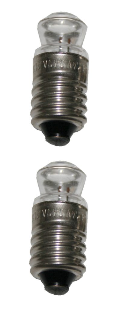 Glühlampe Glühbirne E10 Spitzlinse 3,7V 0,3A 2 Stück (8225)