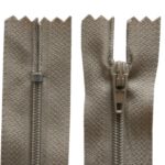 Reißverschluss 20 cm spiralformig nicht trennbar beige (2027)