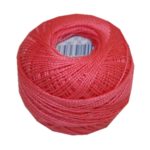 PERLOVKA Kreuzstichgarn Baumwolle Perlgarn 10g 85m rosa (3352)