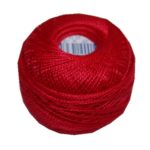 PERLOVKA Kreuzstichgarn Baumwolle Perlgarn 10g 85m rot purpur (3372)