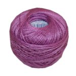 PERLOVKA Kreuzstichgarn Baumwolle Perlgarn 10g 85m violett lila (4342)