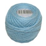 PERLOVKA Kreuzstichgarn Baumwolle Perlgarn 10g 85m türkis (5622)