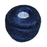 PERLOVKA Kreuzstichgarn Baumwolle Perlgarn 10g 85m blau (5882)