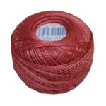 PERLOVKA Kreuzstichgarn Baumwolle Perlgarn 10g 85m rosa rot (7532)