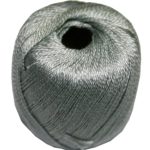 Stopftwist Stopfgarn Baumwolle 8-fach mercerisiert 20 m grau (0865)