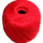 Stopftwist Stopfgarn Baumwolle 8-fach mercerisiert 20 m rot (0882)