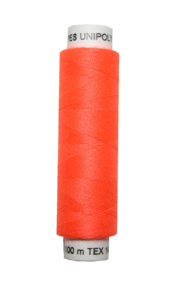 nahmaschinen-nahgarn-100-m-polyester-unipoly-14x2-orange-0215 Nähmaschinen Nähgarn 100 m Polyester UNIPOLY 14x2 orange (0215)