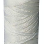 Sattlergarn Zwirn 14x2x3 Polyester 50 m weiß Ø 0,3mm (0001)