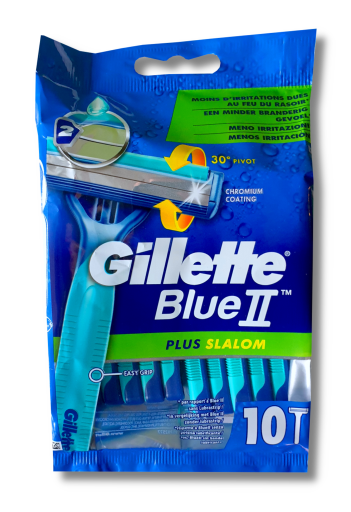 Gillette Blue II Plus Slalom Einwegrasierer 10 Stück