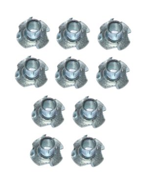 Einschlagmuttern M5 Einpressmuttern Stahl verzinkt 10 Stück (0225)