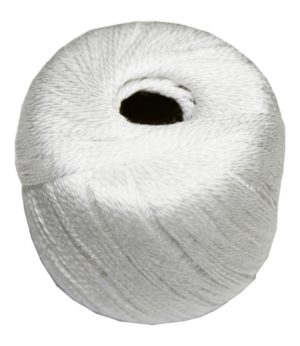 Stopftwist Stopfgarn Baumwolle 8-fach mercerisiert 20 m weiß (0851)