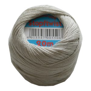 Stopftwist Stopfgarn Baumwolle mercerisiert 20 m hellgrau (0864)