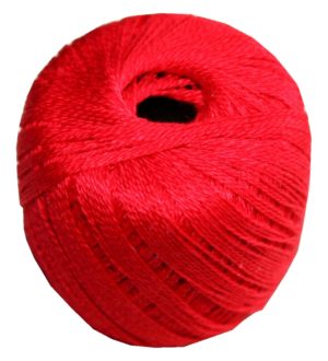 Stopftwist Stopfgarn Baumwolle 8-fach mercerisiert 20 m rot (0882)