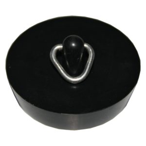 Abflussstopfen Abflußstöpsel Wasserbeckenstöpsel Ø 45,5 mm schwarz (0183)