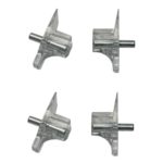 Bodenträger Regalbodenträger 3mm Kunststoff mit Stahlstift 8 Stück (0250)