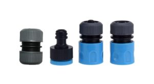 Gartenschlauch Verbindungsset 4-teilig 1/2-3/4 Zoll Schlauchverbinder (0271)