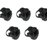Zugentlastung Kabelduchführung 8mm schwarz 5 Stück (0305)