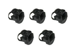 Zugentlastung Kabelduchführung 8mm schwarz 5 Stück (0305)