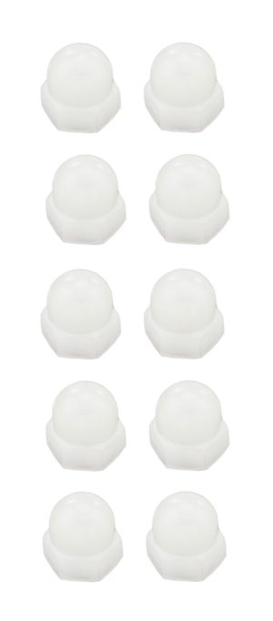 Hutmuttern Hutmutter M5 Sechskant Polyamid DIN 1587 10 Stück (0126)