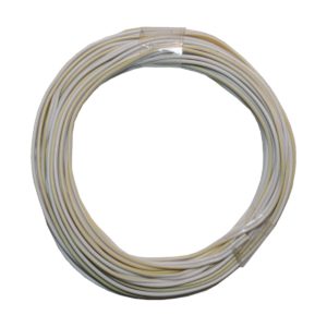 Kabelring Kabel 2*0,14mm 5m weiß gelb (0007)