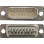 D-Sub Stecker 15 polig männlich DB15 Lötanschluss (0235)