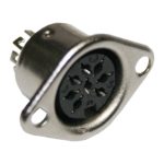 DIN Stecker 8 polig Einbaubuchse Buchse (0320)