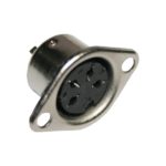 DIN Stecker 4 polig Einbaubuchse Buchse (0322)