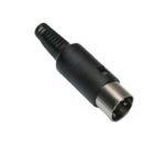 DIN Stecker 3-polig männlich schwarz (0349)