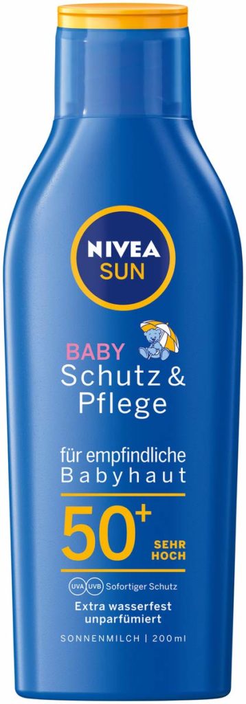 Nivea Sun Baby Schutz & Pflege Sonnenmilch, LSF 50+, 200 ml