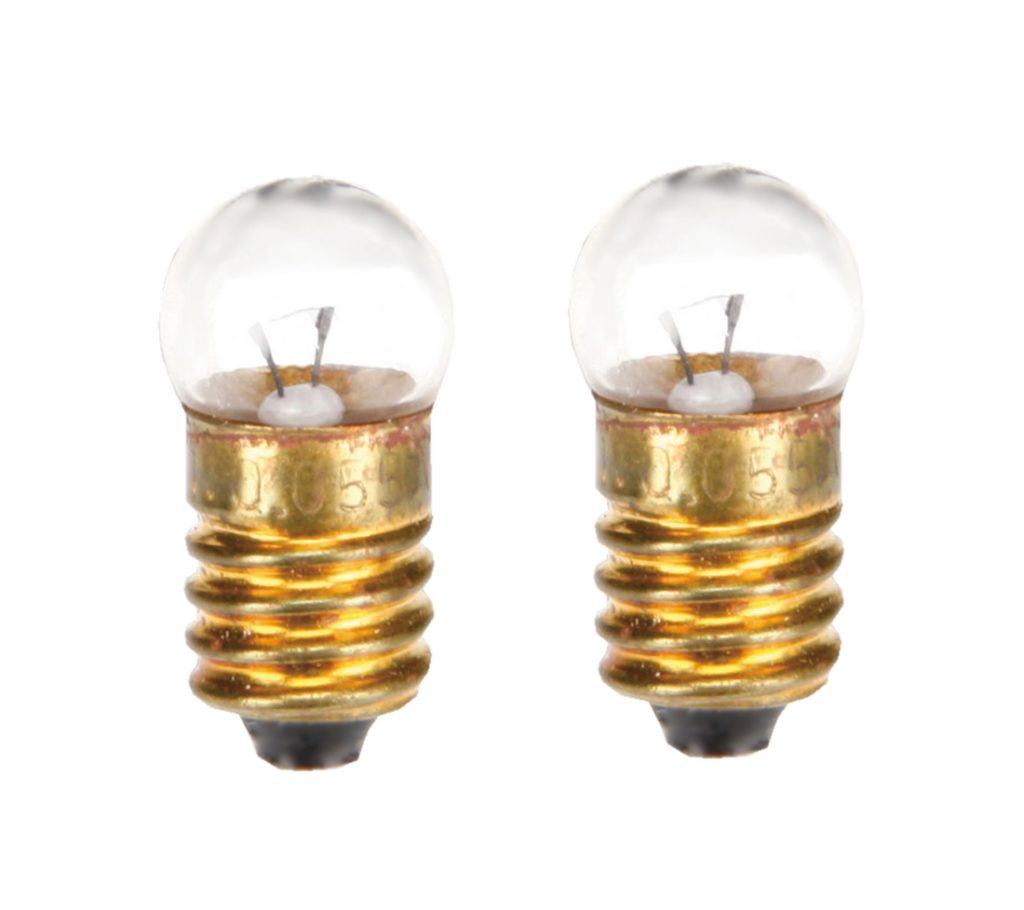 Glühlampe Glühbirne E10 3V/0,11A 2 Stück (8228)
