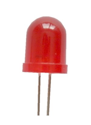 Blink LED 10mm rot selbstblinkend 220-330 mcd (0018)