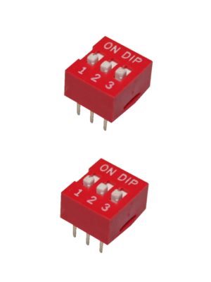 DIP-Schalter Wahlschalter Schalter 6pin 3xON-OFF 2 Stück (0052)