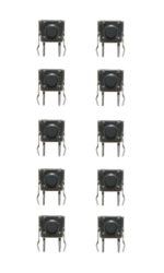 Minitaster rechtwinklig Microtaster Taster 6x6x5mm 1xON-OFF 10 Stück (0053)