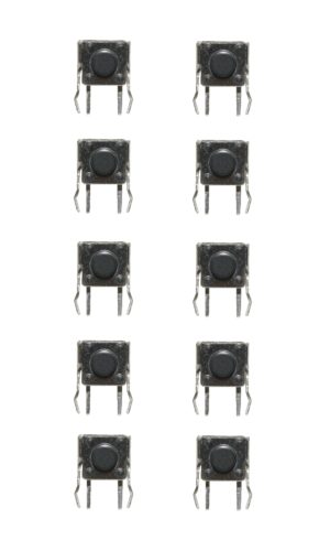 Minitaster rechtwinklig Microtaster Taster 6x6x5mm 1xON-OFF 10 Stück (0053)
