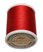 Nähmaschinen Obergarn Nähgarn 100m Baumwolle 50/3 rot (1069)
