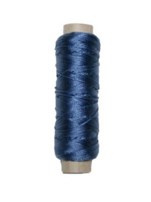 Sattlergarn Zwirn 14x2x3 Polyester 50 m blau Ø 0,3mm (5121)