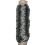 Sattlergarn Zwirn 14x2x3 Polyester 50 m grau Ø 0,3mm (5125)