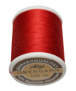 Nähmaschinen Obergarn Nähgarn 100m Baumwolle 50/3 rot (1069)