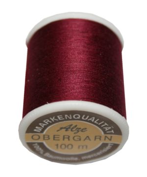 Nähmaschinen Obergarn Nähgarn 100m Baumwolle 50/3 bordeaux (1072)