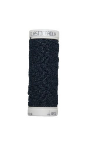 Hutgummi Gummi Nähfaden Elastic 10 m blau schwarz (0810)