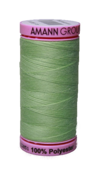 Zwirn 100 % Polyester ASPO PES 120 Amann hellgrün Smaragd 500 m (0091)